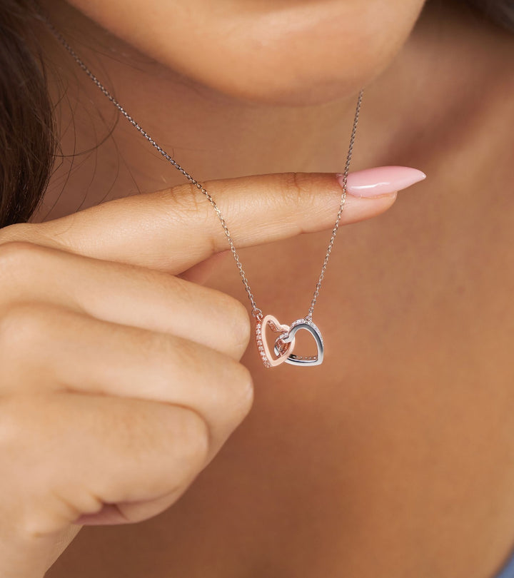 'My Everything' Forever Love Heart Necklace - Sterling Silver.