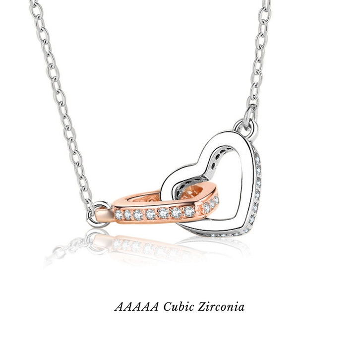 To My Soulmate Forever Love Heart Necklace | Sterling Silver Gift for Her