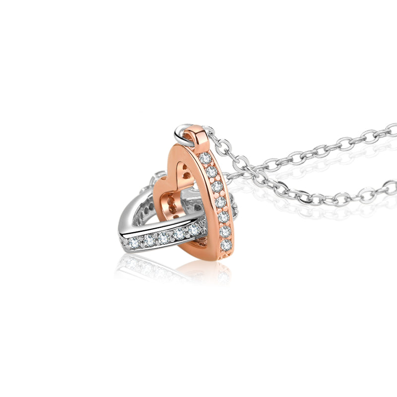 'My Everything' Forever Love Heart Necklace - Sterling Silver.