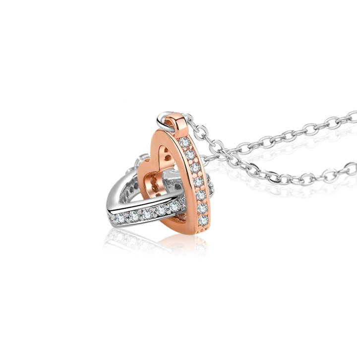 'My Everything' Forever Love Heart Necklace - Sterling Silver.