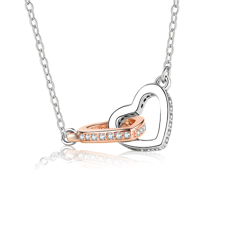 'My Everything' Forever Love Heart Necklace - Sterling Silver.